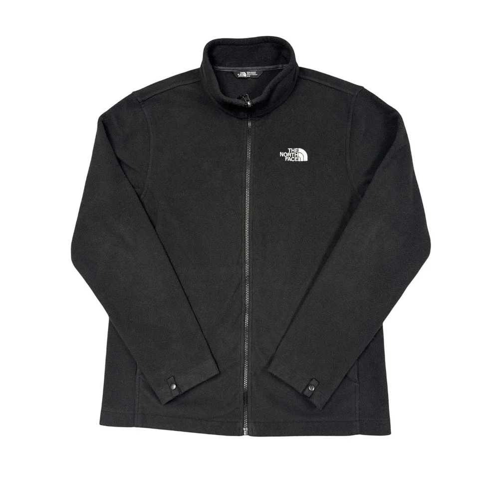 The North Face Fleece Jacket Men Medium Black Full Zip Outdoor Gorpcore Hiking